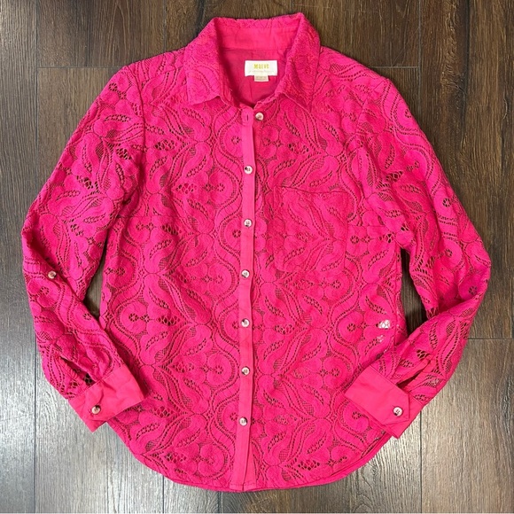 Anthropologie Maeve Slim Pink Button Down
SZ 4 - Picture 4 of 9
